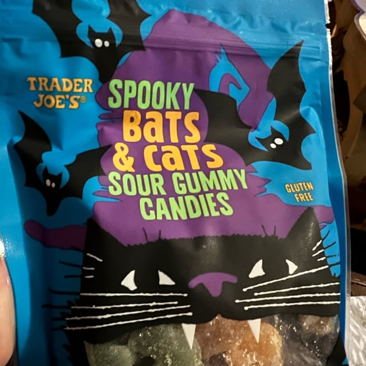 photo of Trader Joe's Spooky Bats & Cats Sour Gummy Candies shared by @allycat38 on  23 Sep 2023 - review