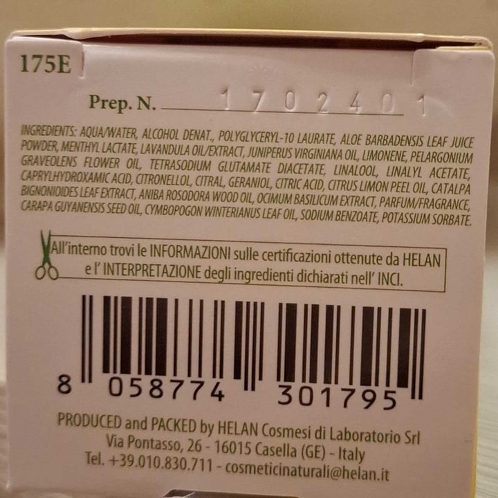 photo of Helan zanzhelan spray shared by @darkessa on  04 Aug 2025 - review