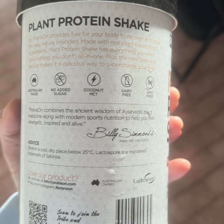 photo of PranaOn Plant Protein Shake - Chocolate shared by @cslin90 on  30 Jun 2024 - review