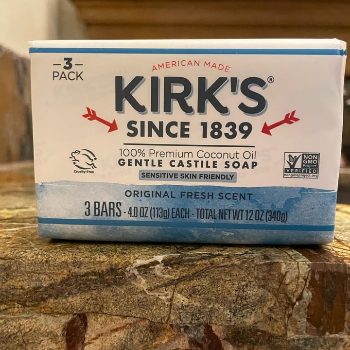 photo of Kirk's Soap 3 Pack Gentle Castile Soap shared by @julie4theanimals on  22 Aug 2023 - review