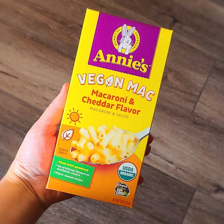 photo of Annie’s Annie's Vegan Mac - Macaroni & Cheddar Flavor shared by @agreene428 on  09 Apr 2024 - review