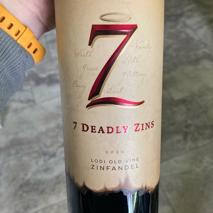 photo of The 7 Deadly Zins Lodi Old Vine Zinfandel shared by @aprilflowers on  11 May 2024 - review