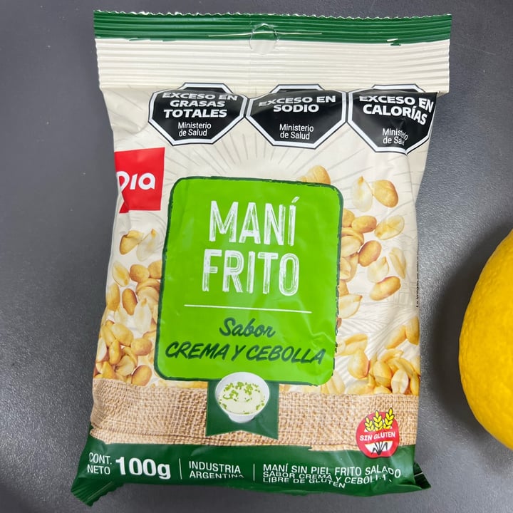 photo of Dia% Mani Frito sabor Crema y Cebolla shared by @veganasoy-mercedes on  06 Aug 2024 - review