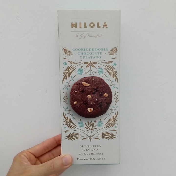 photo of MILOLA Galletas de doble chocolate y plátano shared by @troosti on  12 Sep 2023 - review