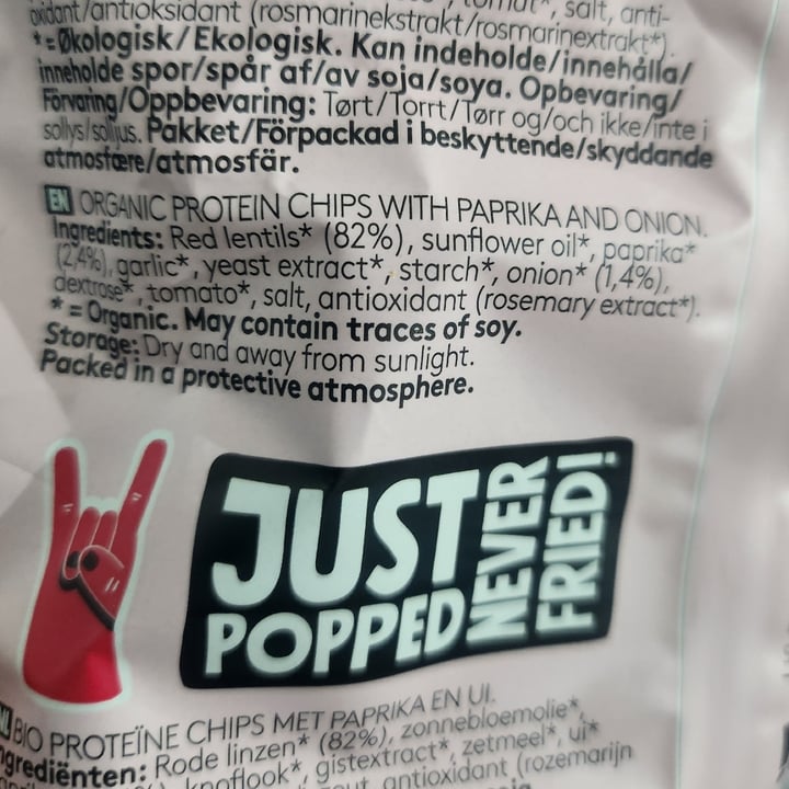 photo of The Organic Crave Protein Chips - Paprika & Onion shared by @valepav on  23 Jul 2024 - review