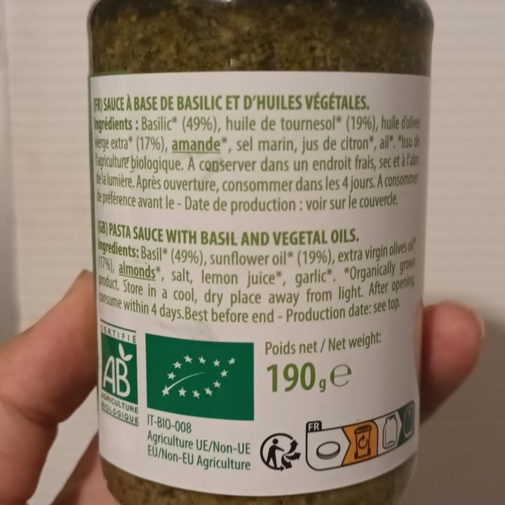 photo of Luce Pesto sicilien bio shared by @bbilge on  24 Oct 2023 - review