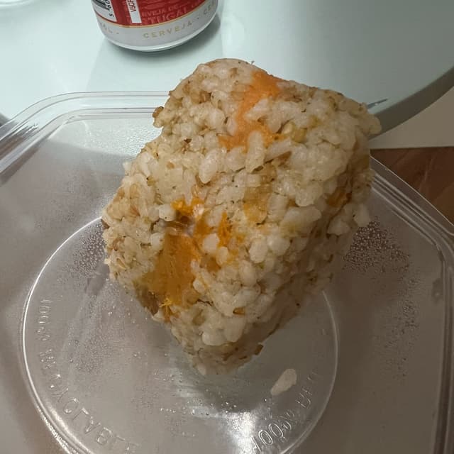 Photo of the dish “onigiri de boniato y calabaza”