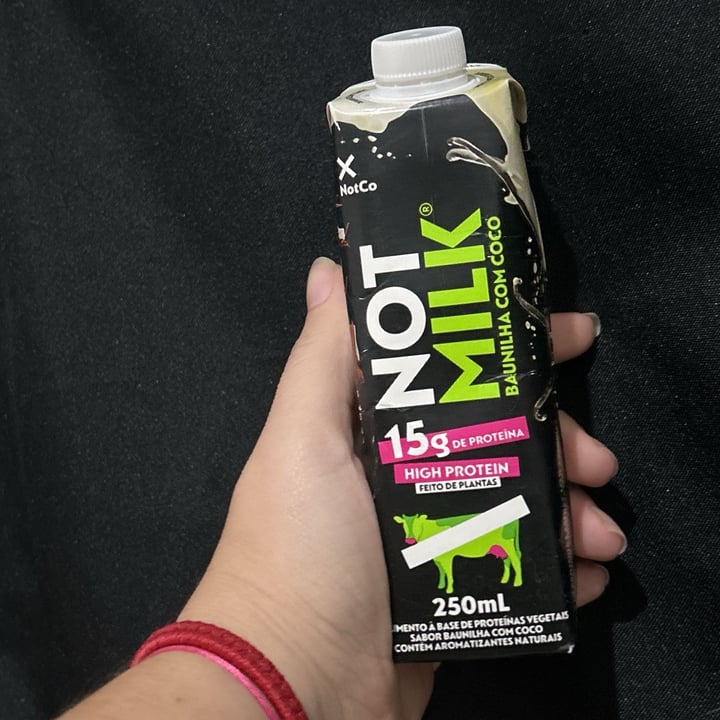 photo of NotCo Not Milk High Protein - Baunilha com Coco shared by @biancabrito21 on  05 Jul 2024 - review