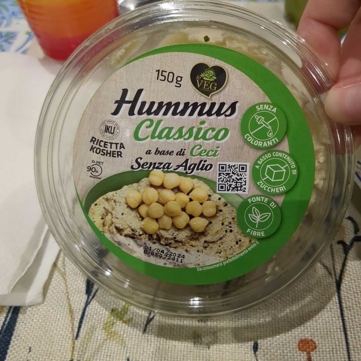 photo of ioVEG hummus classico shared by @chiaraabillion on  02 Mar 2024 - review