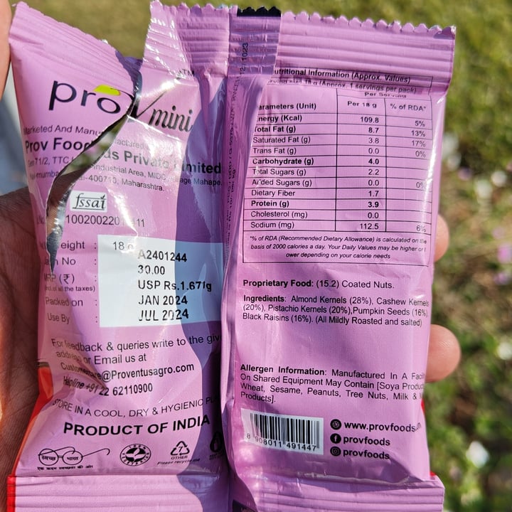 photo of ProV Nut and Seed Mix shared by @premg062 on  25 Feb 2024 - review