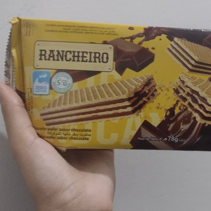 photo of Rancheiro Biscoito Wafer Sabor Chocolate shared by @laminzita on  31 May 2024 - review