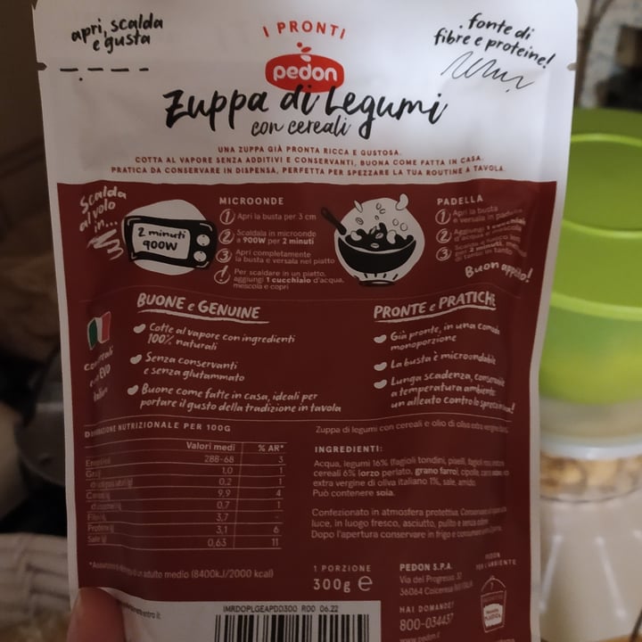 photo of Pedon zuppa di Legumi shared by @marghe333 on  20 Jan 2025 - review