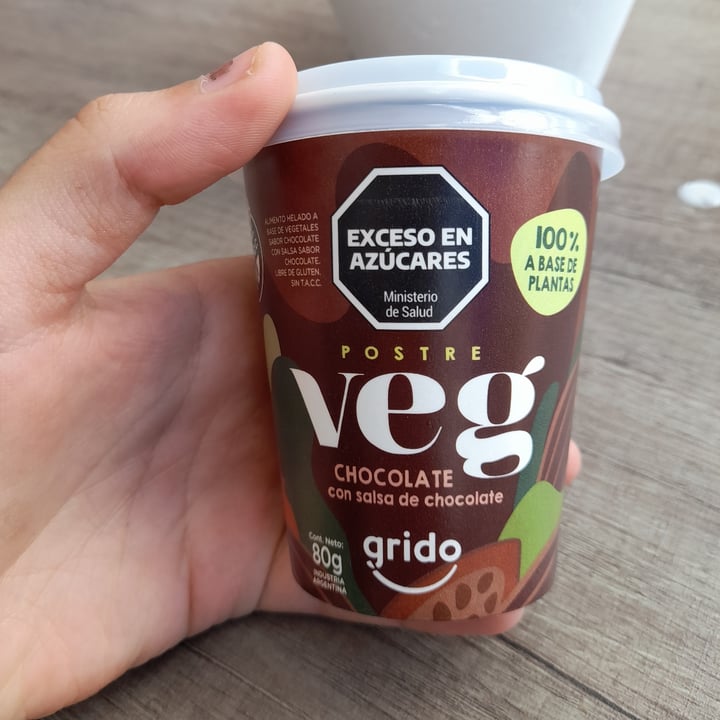 photo of Grido postre veg chocolate con salsa de chocolate shared by @ecosofia on  09 Feb 2024 - review