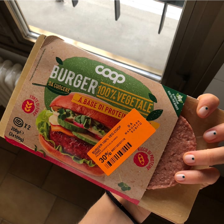 photo of Coop Burger 100% Vegetale shared by @frappa on  22 Sep 2023 - review