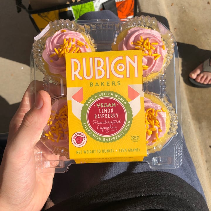 photo of Rubicon Bakers Vegan Lemon Raspberry Cupcakes shared by @scrup on  18 Sep 2023 - review