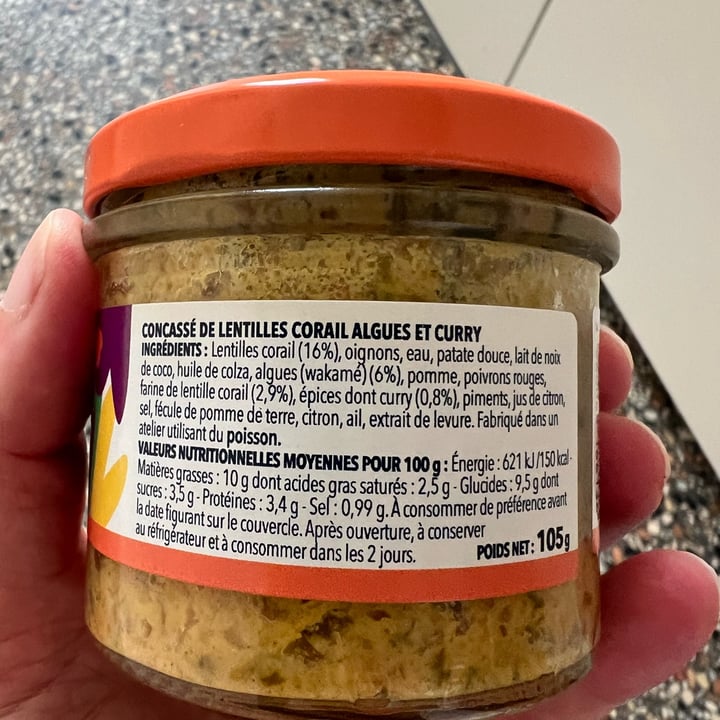 photo of la belle-iloise Concassé de lentilles corail, algues et curry shared by @citronimus on  16 Aug 2025 - review