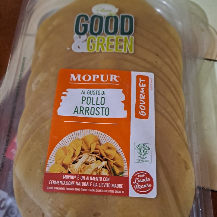 photo of Good & Green Affettato di mopur al gusto di pollo arrosto shared by @irislacaprettafelice on  16 May 2024 - review