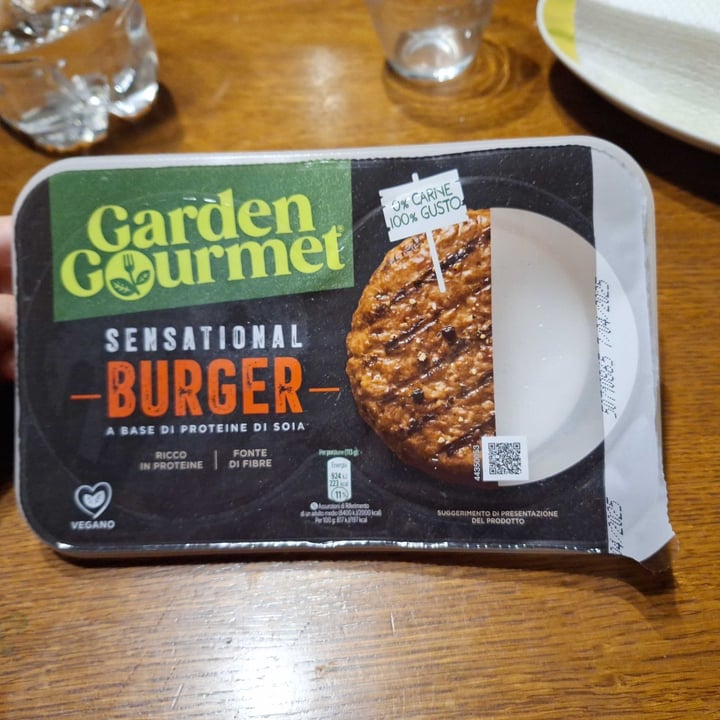 photo of Garden Gourmet Sensational burger shared by @meryveg on  27 Mar 2025 - review