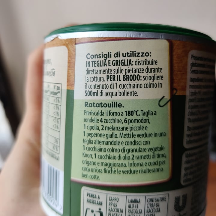 photo of Knorr Brodo granulare vegetale shared by @lucianothecat on  08 Jul 2025 - review