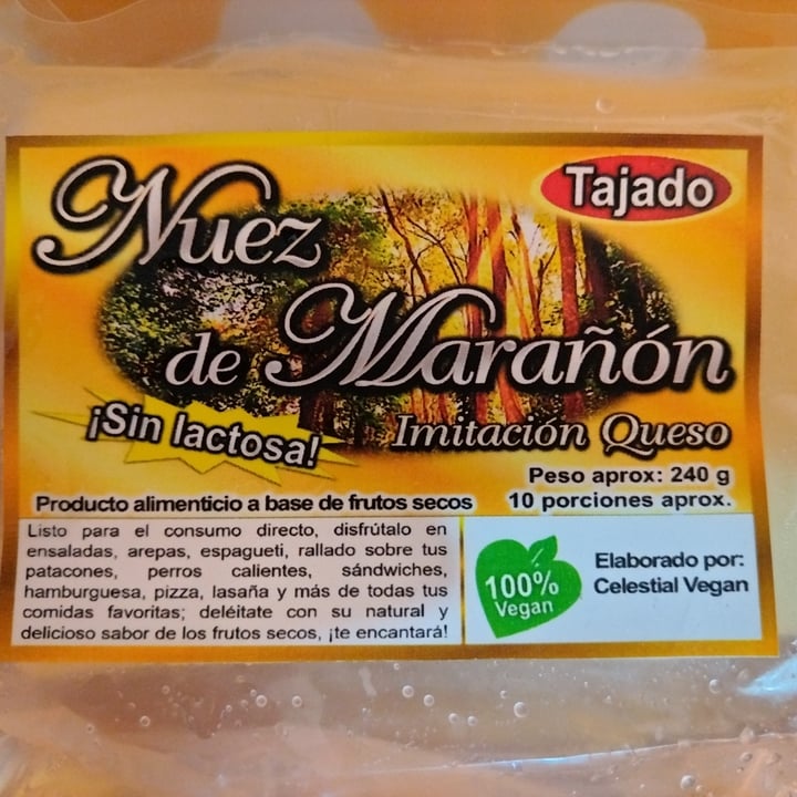 photo of Celestial vegan sas Nuez De Marañón Imitación Queso shared by @lenn on  30 Mar 2024 - review