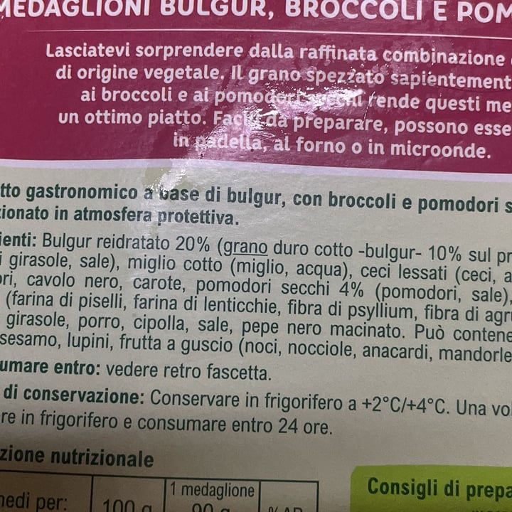 photo of Carrefour Sensation medaglioni Vegetali shared by @giolorali on  07 Jan 2024 - review