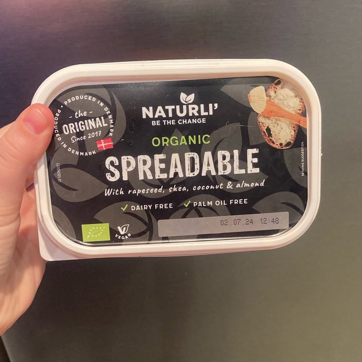 photo of Naturli vegan butter organic vegan spreadable shared by @catherinews on  05 May 2024 - review