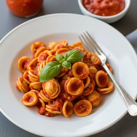 Quick & Easy Vegan Orecchiette with Light Tomato Sauce: A Dairy-Free Weeknight Delight