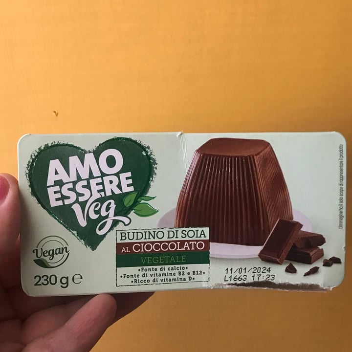 photo of Amo Essere Veg budino di soia al cioccolato shared by @nerdytyrannosaurus on  18 Oct 2023 - review