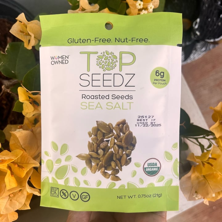 photo of Top Seedz Roasted Seeds Sea Salt shared by @bandita on  27 Sep 2025 - review