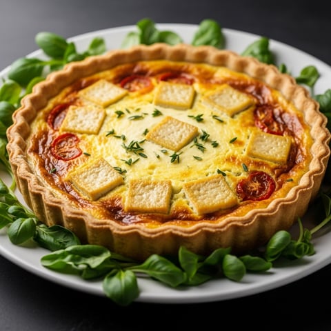 Easy Vegan Tofu Quiche: Simple Homemade & Egg-Free Delight