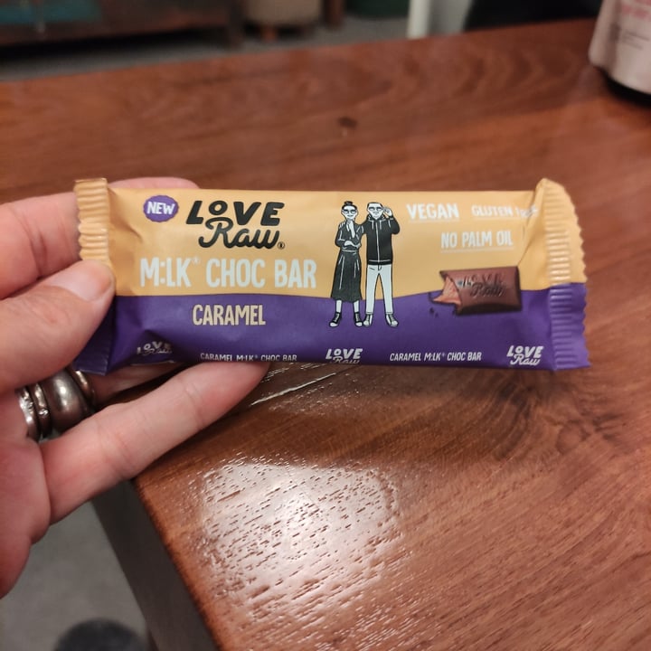 photo of LoveRaw M*lk Chocolate caramel bar shared by @stefietokee on  24 Aug 2023 - review
