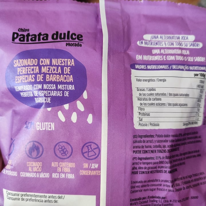 photo of Genvegs Chips de patata dulce morada shared by @georgina722 on  15 Jul 2024 - review
