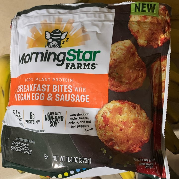 photo of MorningStar Farms Breakfast bites with vegan egg and sausage shared by @devn09 on  07 Mar 2024 - review