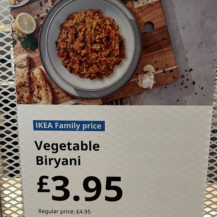 photo of IKEA Greenwich Vegetable Biryani shared by @marruiz on  10 Mar 2024 - review