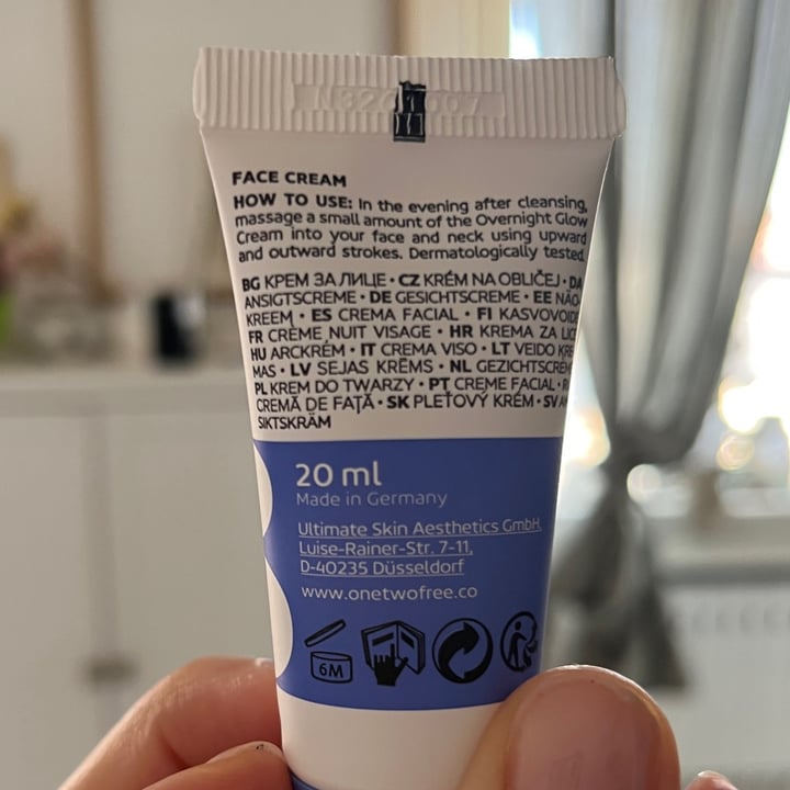 photo of One two free Overnight Glow Cream shared by @mariamagri on  19 Sep 2023 - review