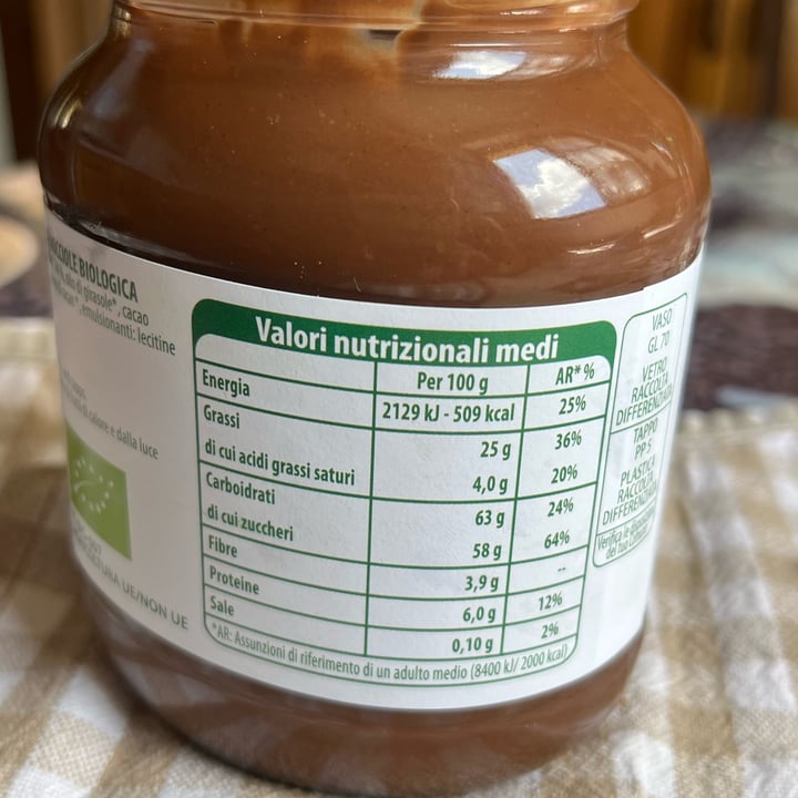 photo of Bio Crema Spalmabile Alle Nocciole shared by @lucyvegan83 on  26 Jul 2025 - review