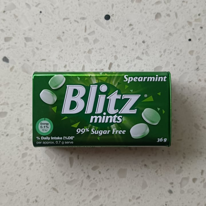photo of Blitz Sugar Free Spearmint Mints shared by @tardisco on  06 Oct 2025 - review