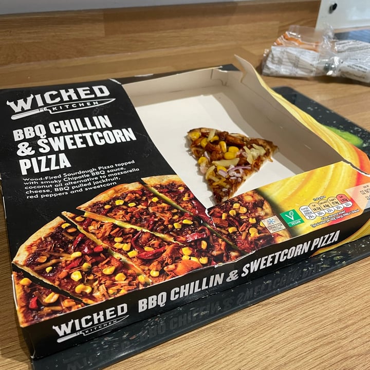 photo of Wicked BBQ Chillin & Sweetcorn Pizza shared by @wisecow44 on  03 Nov 2023 - review