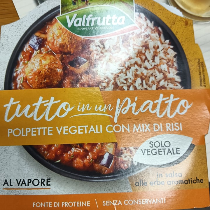 photo of Valfrutta tutto in un piatto Polpette Vegetali Con Mix Di Risi shared by @giancarlo on  15 May 2024 - review