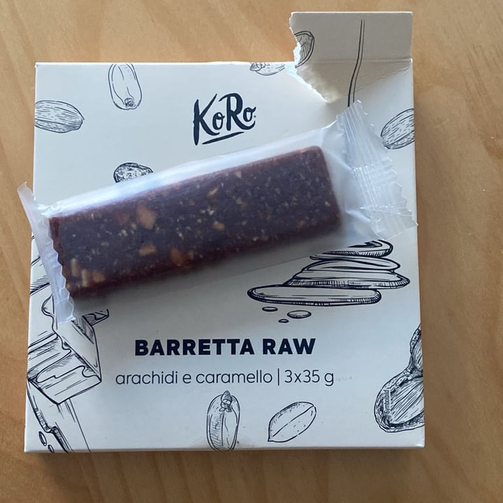 photo of Koro Barretta raw arachidi e caramello shared by @ema79 on  15 Sep 2025 - review