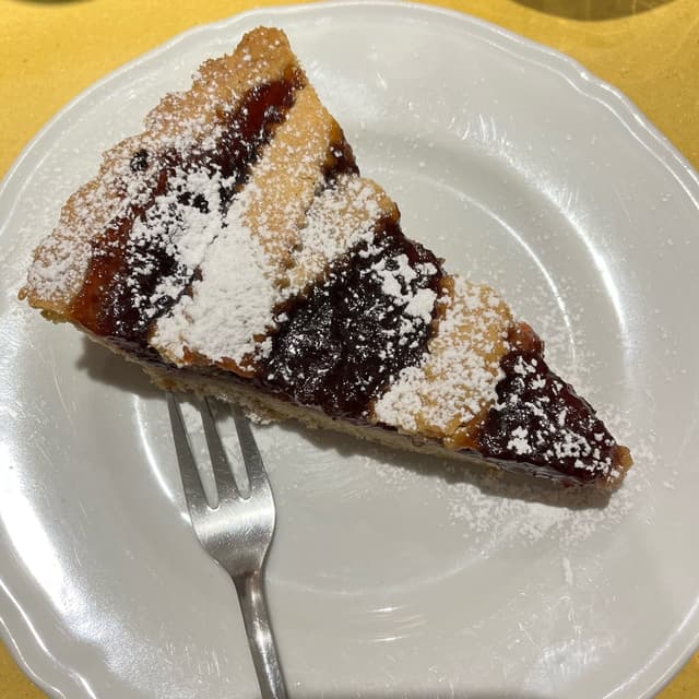Photo of the dish “crostata vegana”
