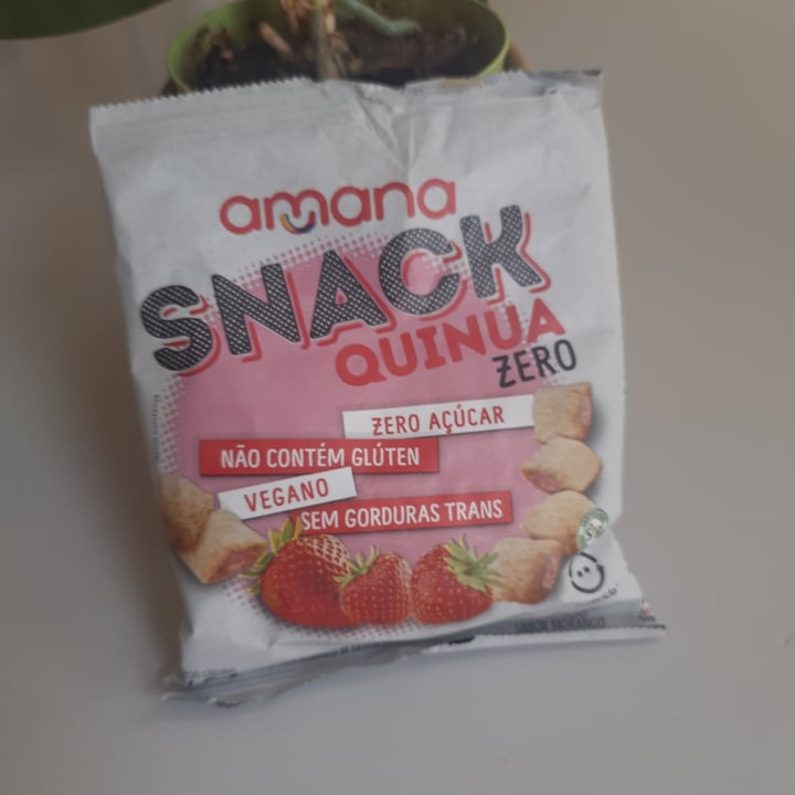 photo of Amana Snack Quinua Recheio de Morango shared by @patysouza on  17 Apr 2024 - review