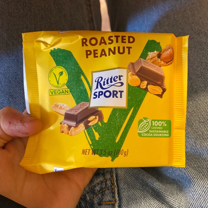 photo of Ritter Sport Roasted Peanut shared by @veganfuorisede on  14 Mar 2024 - review