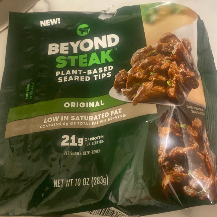 photo of Beyond Meat Beyond Steak Plant Based Seared Tips shared by @mg94 on  28 Nov 2023 - review