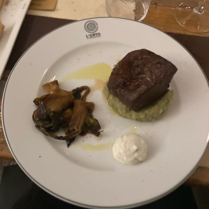 photo of L'Orto già Salsamentario - Vegan & raw food seitan marinato in barbera shared by @micolino on  30 Mar 2025 - review