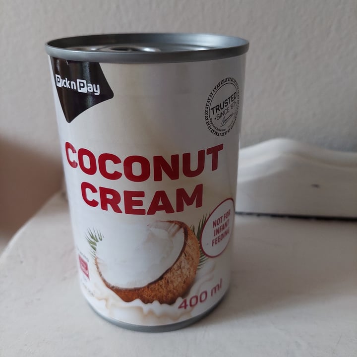 photo of Pick n Pay Coconut Cream shared by @hippiegirl on  15 Jan 2024 - review