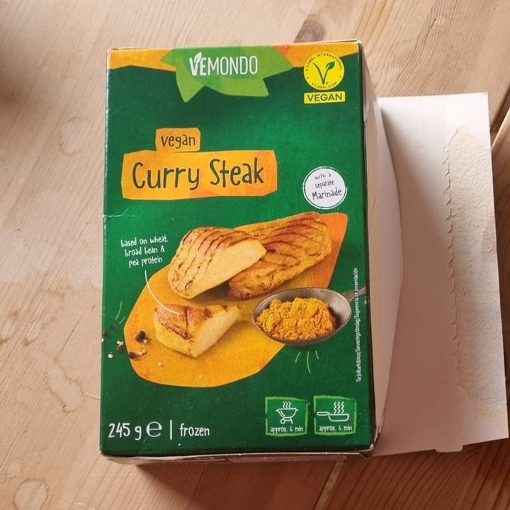 photo of Vemondo Vegan curry steak shared by @amanada on  25 Sep 2025 - review