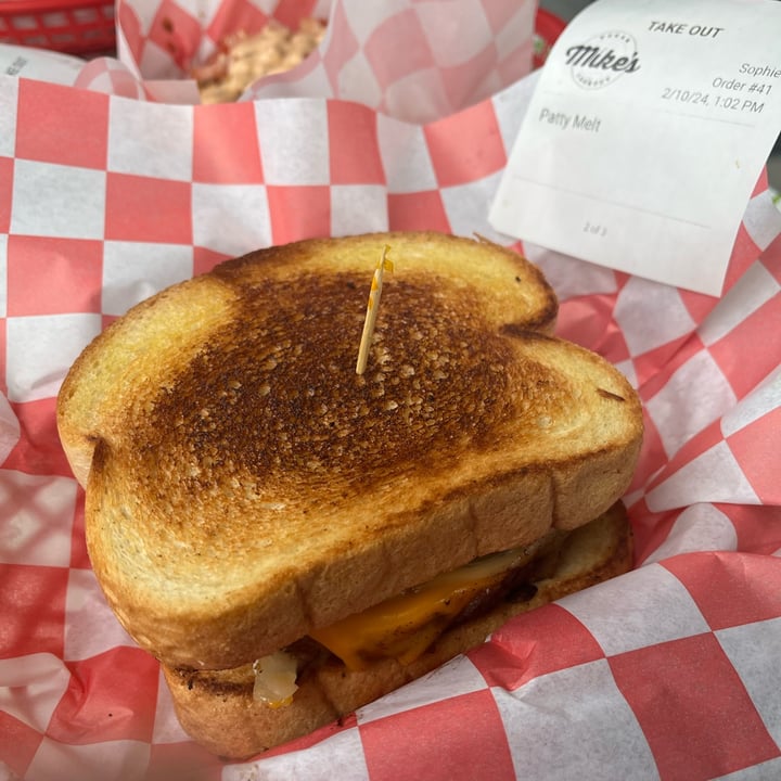 photo of Mike’s Vegan Grill Patty Melt shared by @sophierr on  10 Feb 2024 - review