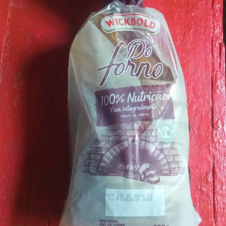 photo of Pão 100%Integral Wickbold Pão 100% Integral Wickbold do Forno shared by @shaktitati on  14 Feb 2025 - review