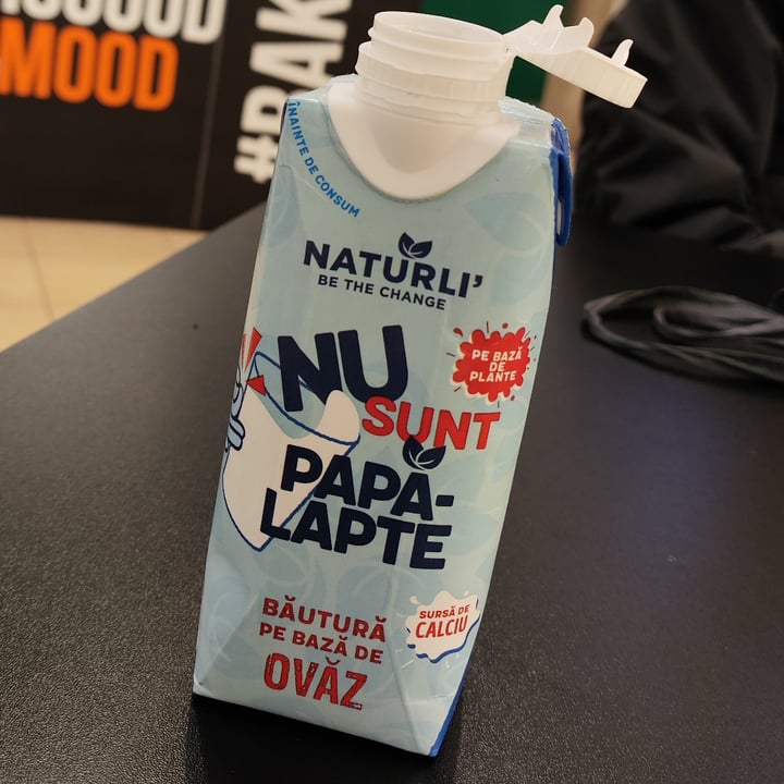 photo of Naturli' Nu sunt papa lapte, oat drink shared by @goe on  06 Oct 2025 - review